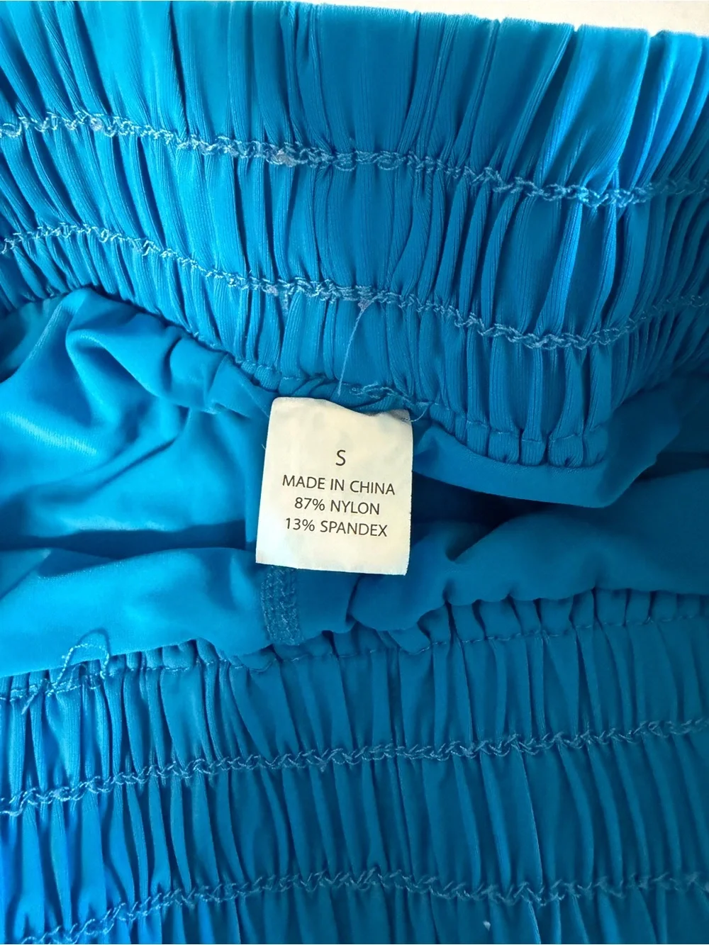 Blue 2-in-1 Flowy Running Shorts Size Small
